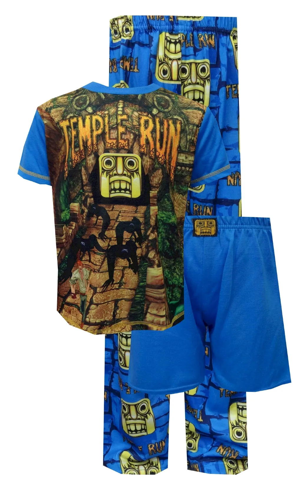 Temple Run Blue 3 Piece Pajamas