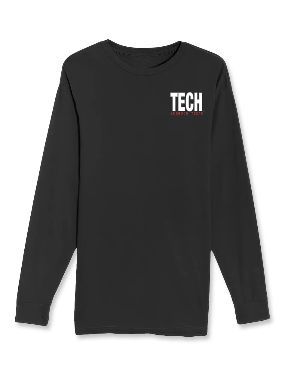 Texas Tech "Toile" TECH Block Long Sleeve T-Shirt