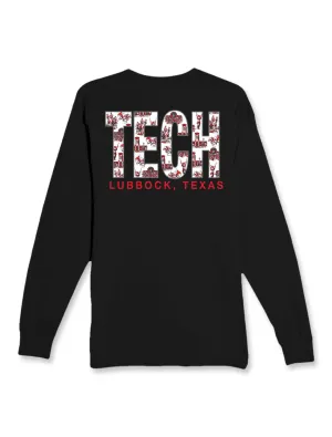 Texas Tech "Toile" TECH Block Long Sleeve T-Shirt