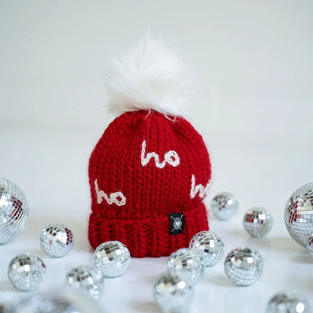 The Ho Hat in Red   Winter White