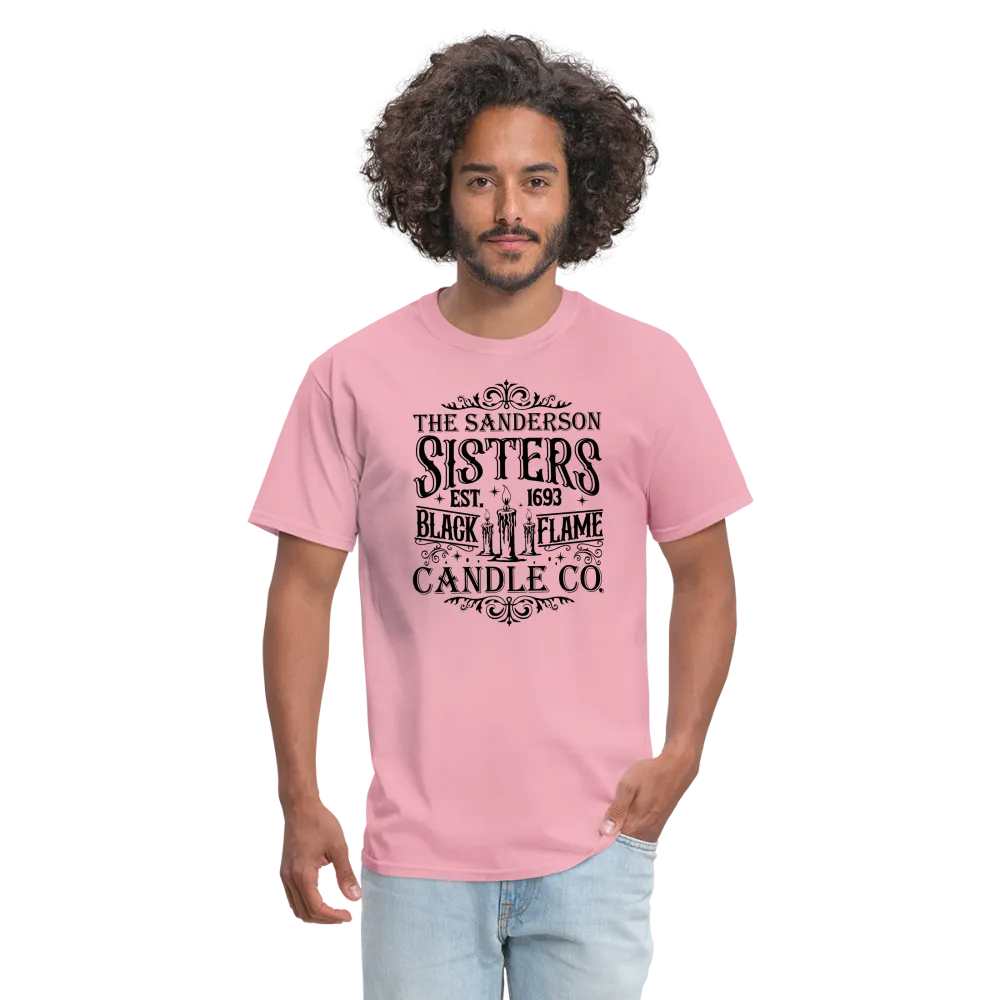 The Sanderson Sisters Black Flame Candle Co. T-Shirt (Halloween)