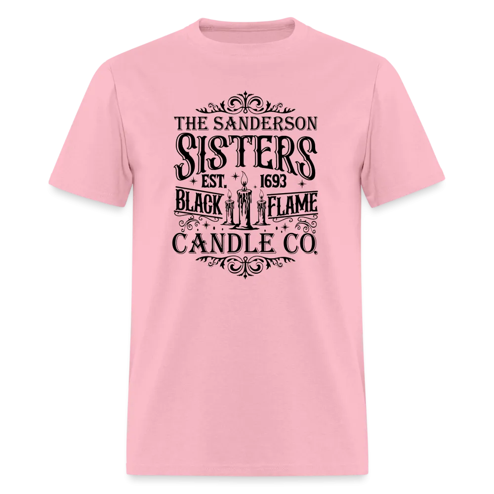 The Sanderson Sisters Black Flame Candle Co. T-Shirt (Halloween)