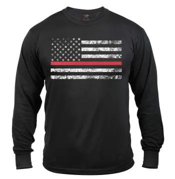 Thin Red Line Long Sleeve T-shirt