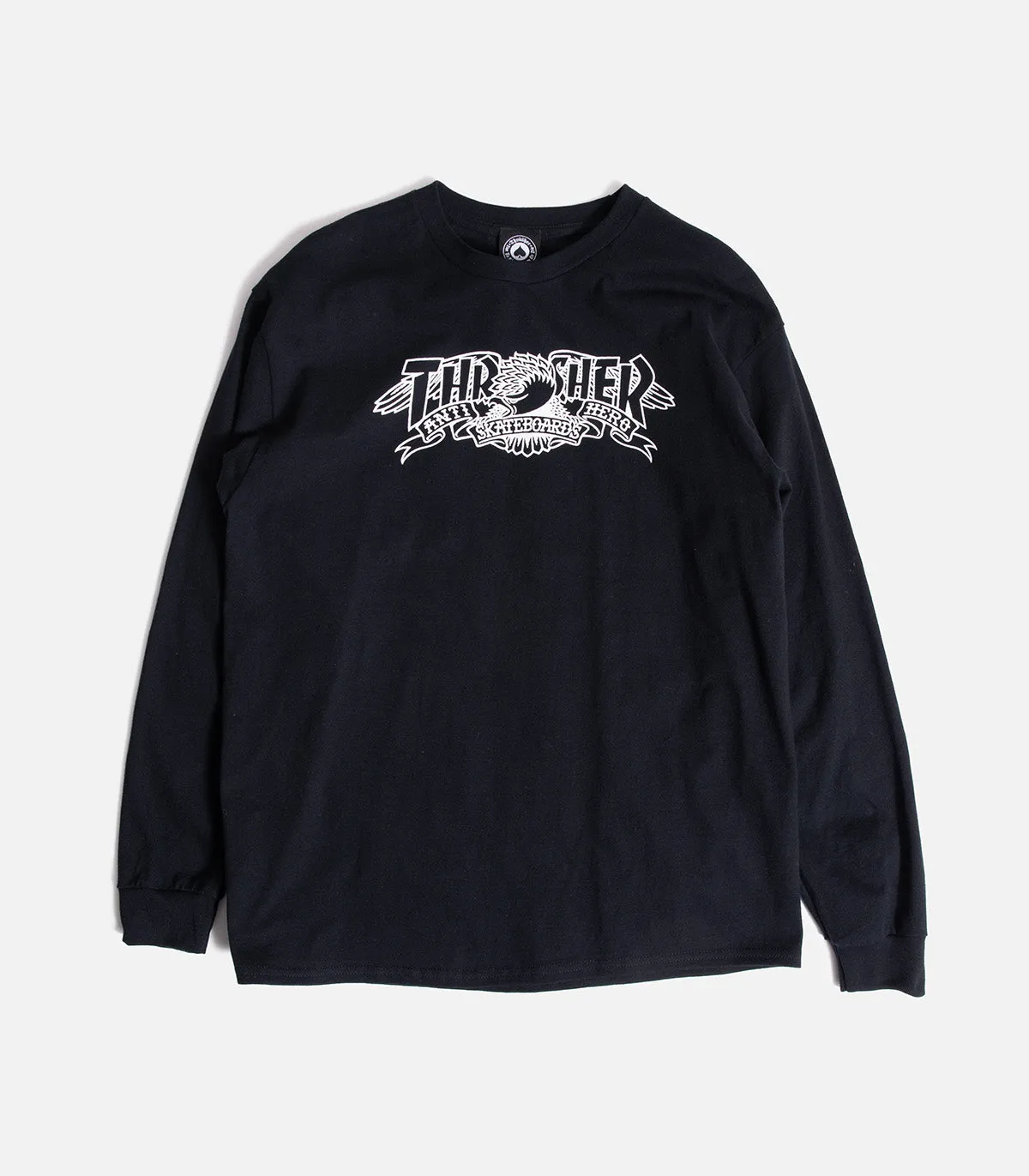 Thrasher X Antihero Mag Banner Long Sleeve T-Shirt