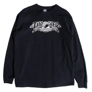 Thrasher x Antihero Mag Banner Longsleeve Tee Black