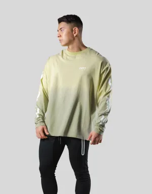 Thunder Y Sleeve Long T-Shirt - Lime