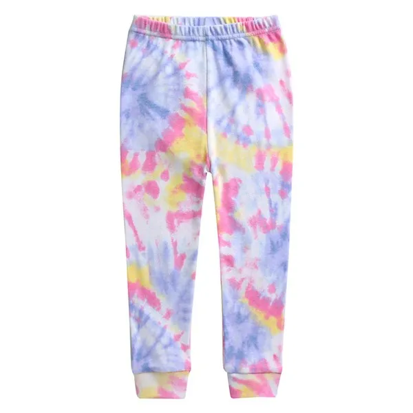 Tie Dye Blue Pink Yellow Long Sleeve Pajama