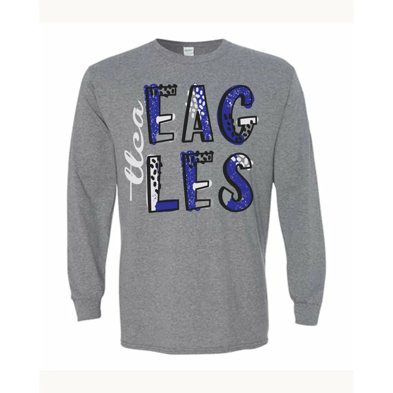 TLCA Eagles - Splatter Long Sleeve T-Shirt