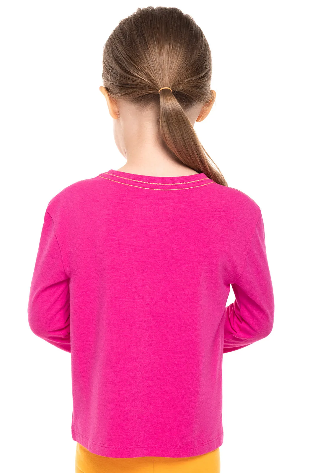 Toddler Coco Plum Everyday Long Sleeve Graphic T-Shirt  |  Magnolia Pink