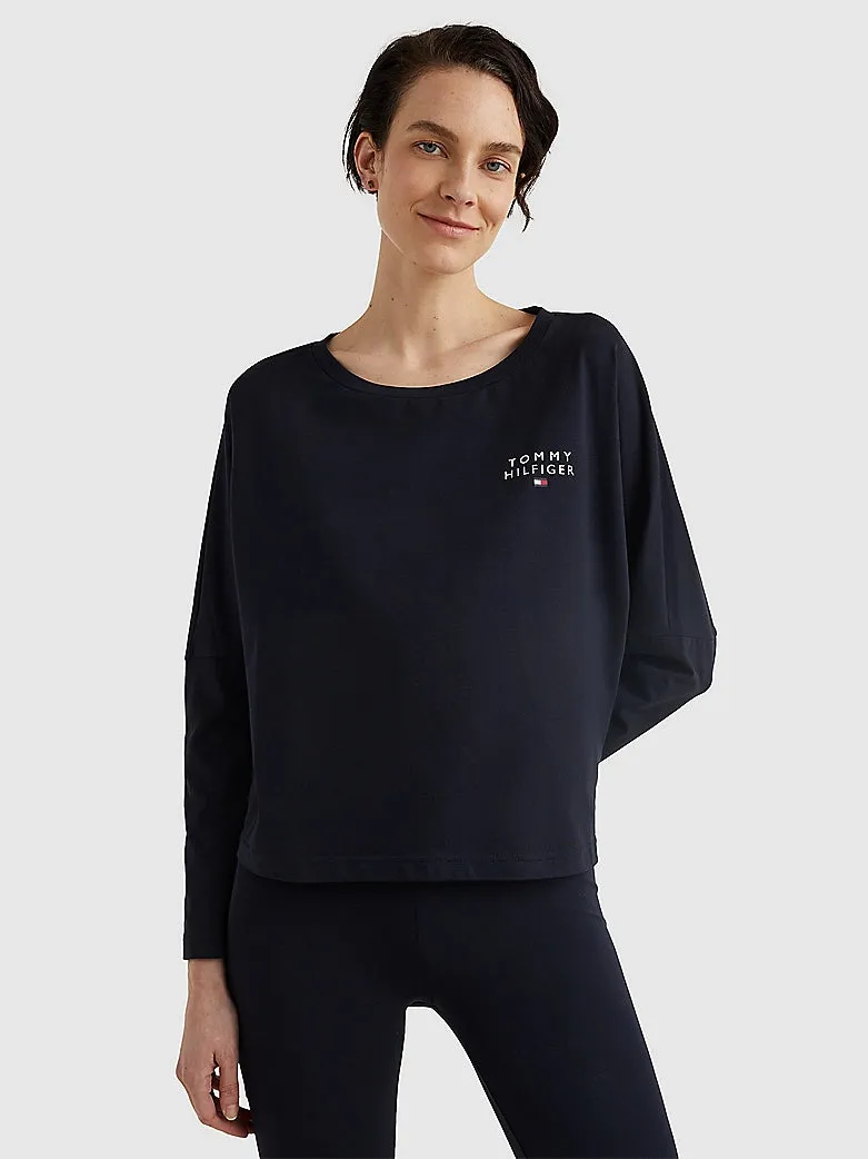 Tommy Hilfiger Women's Long Sleeve Lounge T-Shirt - Desert Sky