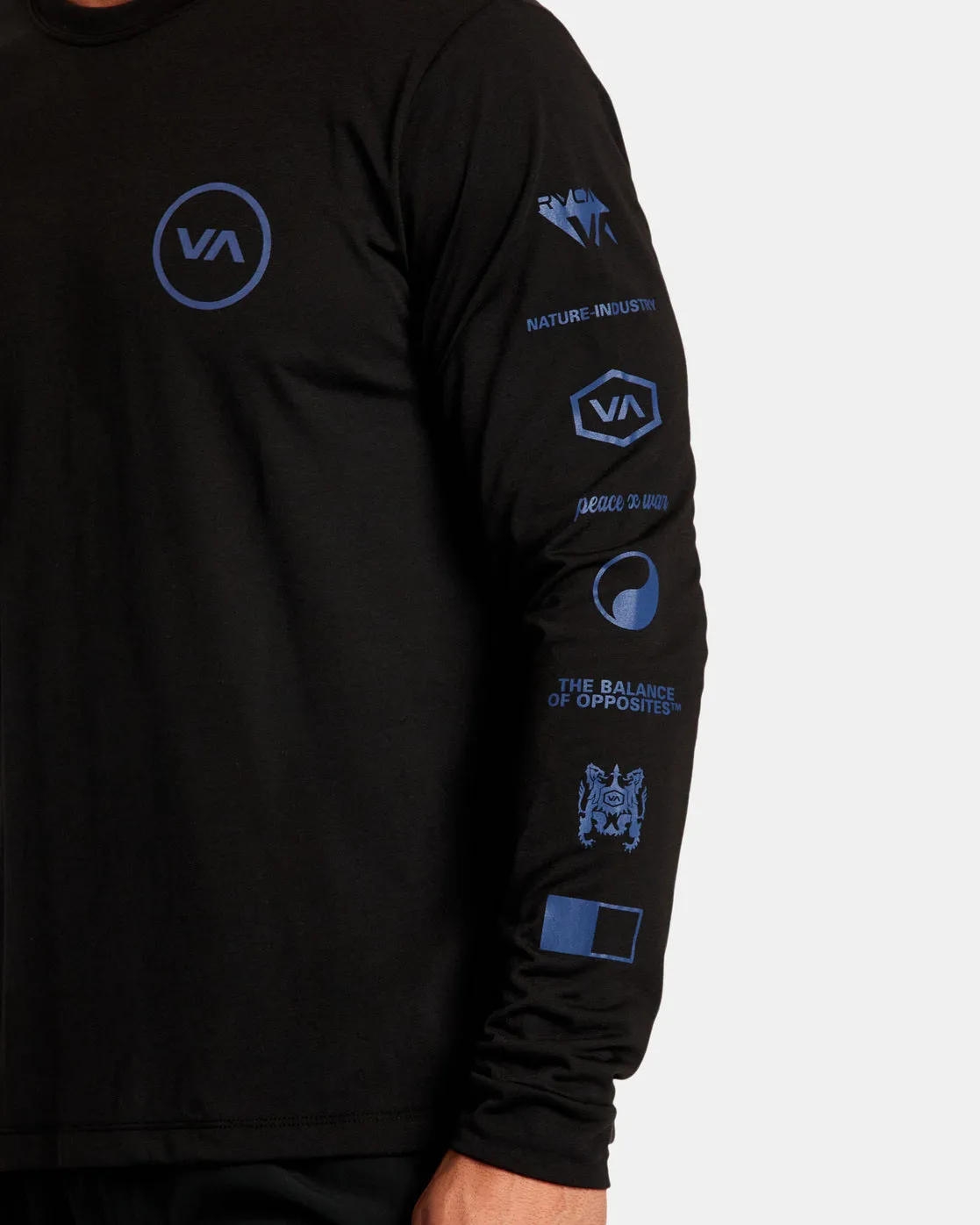 Tri Balance Long Sleeve Tee - Black