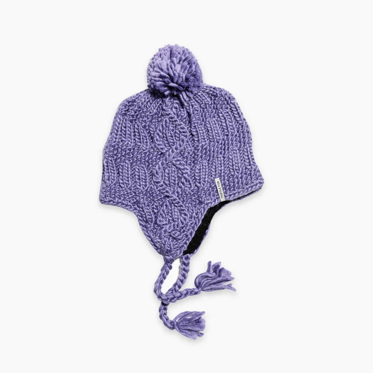 Turtlefur | Gianna Pom Earflap Hat | Women's