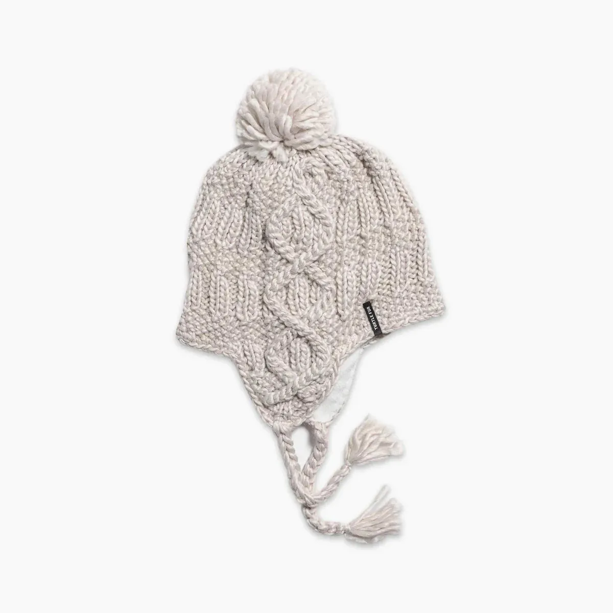 Turtlefur | Gianna Pom Earflap Hat | Women's