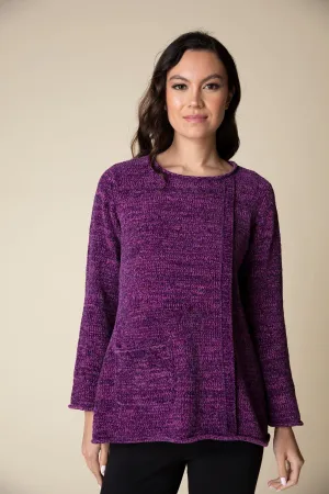 Tweedy Chenille Swing Tunic