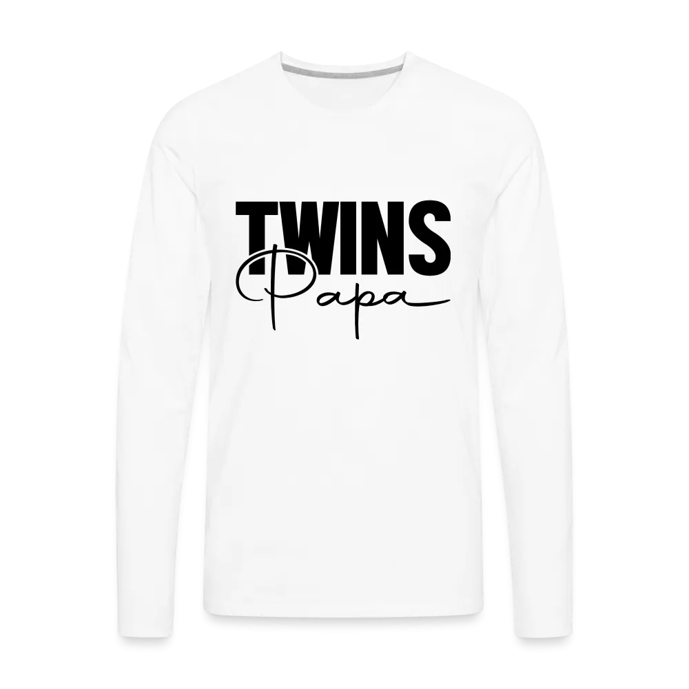 Twins Papa Premium Men's Long Sleeve Shirt