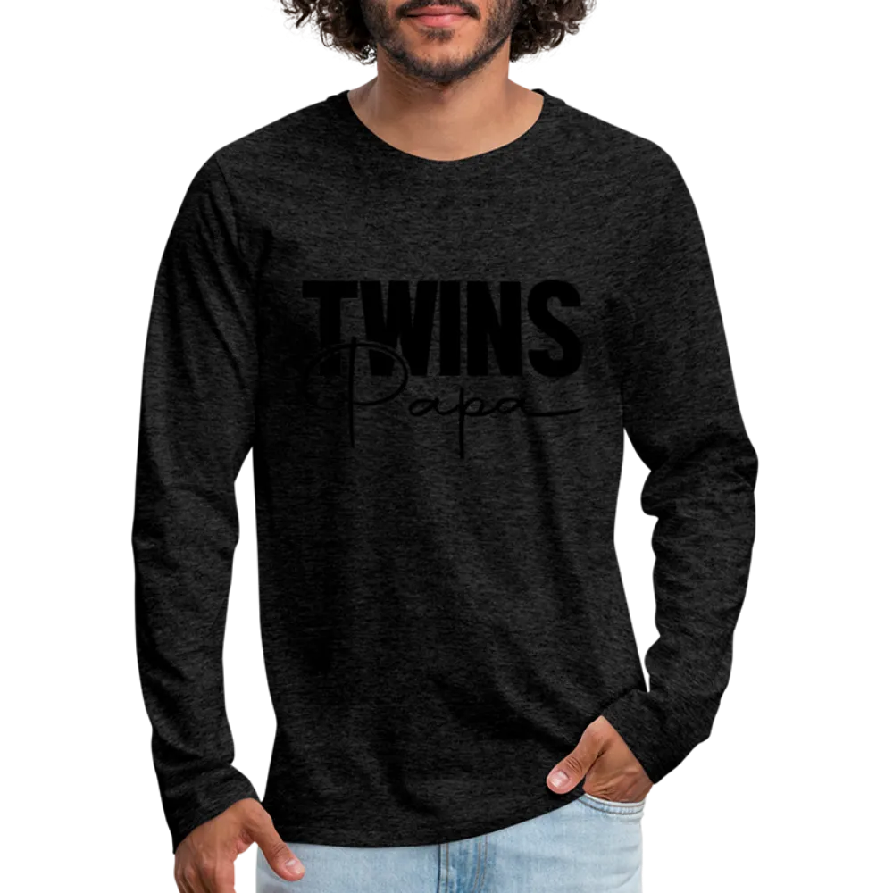 Twins Papa Premium Men's Long Sleeve Shirt