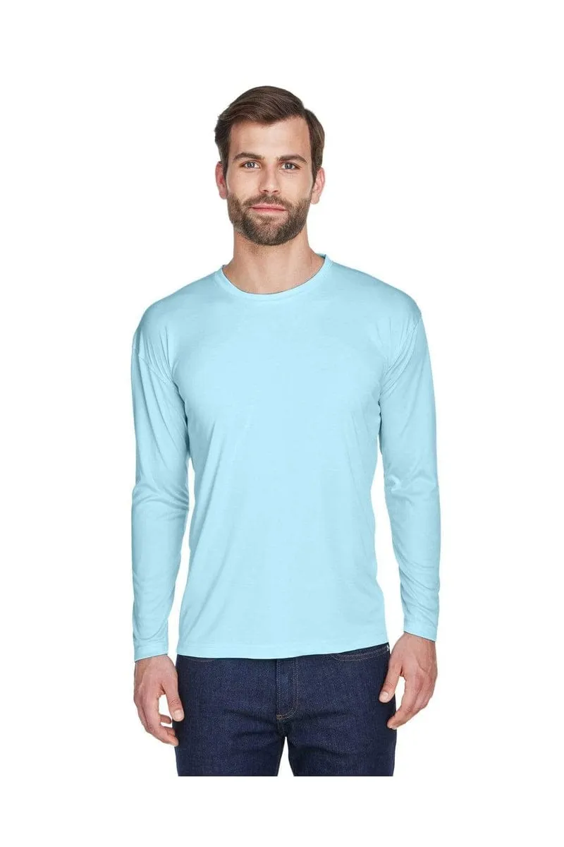 UltraClub 8422: Adult Cool & Dry Sport Long-Sleeve Performance Interlock T-Shirt