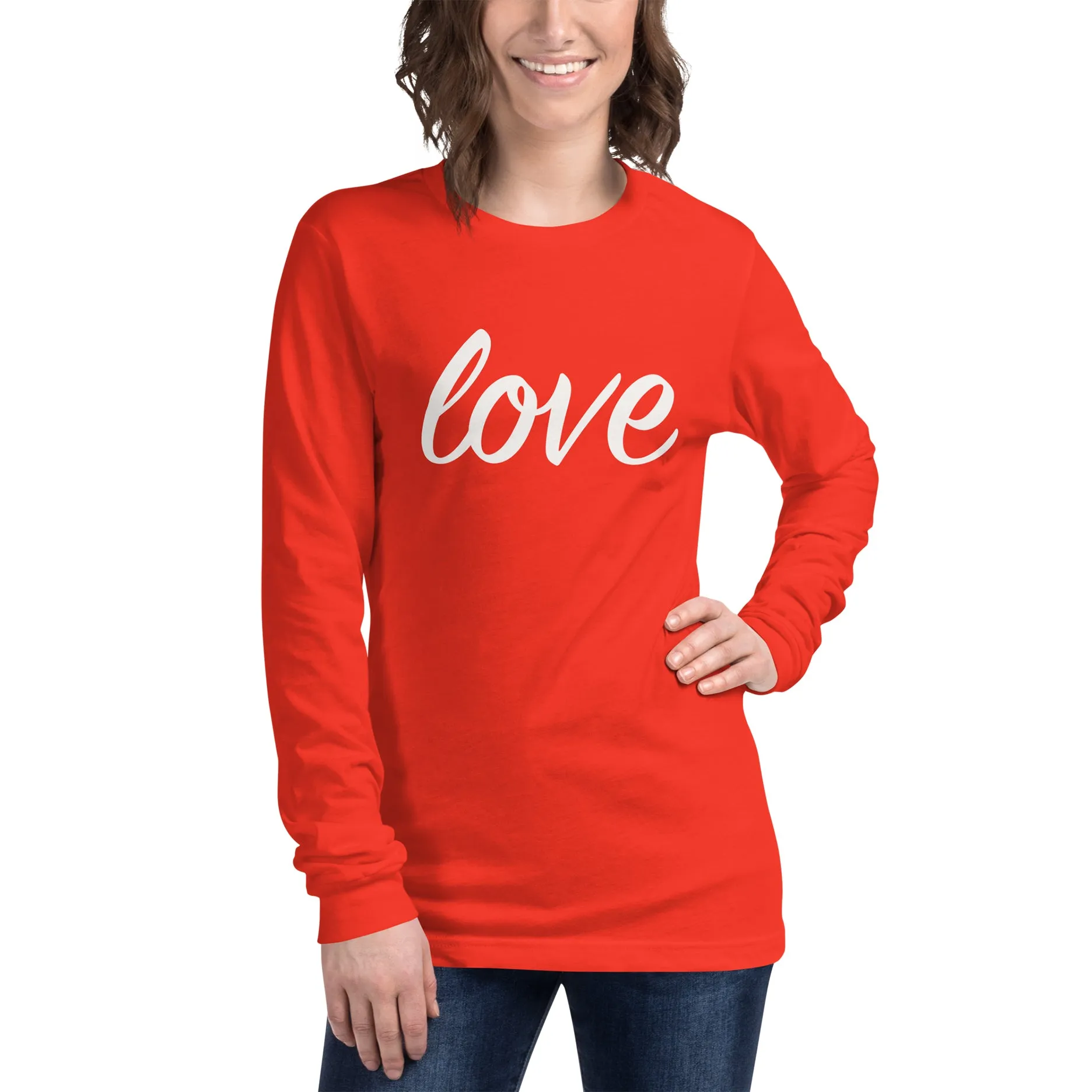 Unisex Long Sleeve Love Tee