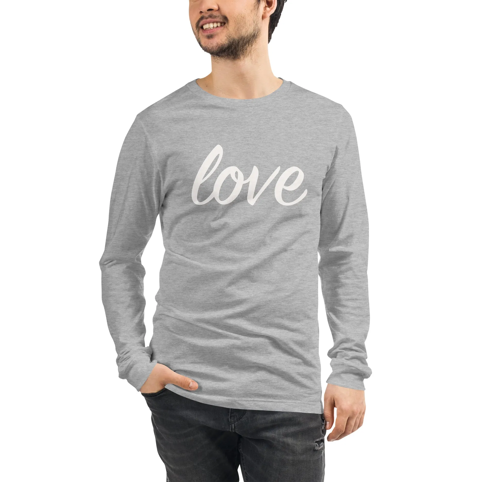 Unisex Long Sleeve Love Tee