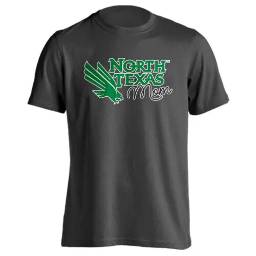 University of North Texas UNT Mean Green Mom Logo Mother Short Sleeve T-Shirt