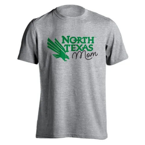 University of North Texas UNT Mean Green Mom Logo Mother Short Sleeve T-Shirt