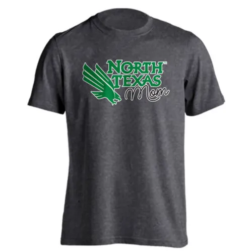 University of North Texas UNT Mean Green Mom Logo Mother Short Sleeve T-Shirt