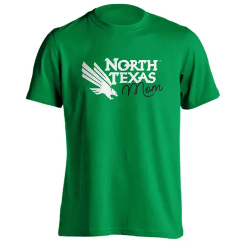 University of North Texas UNT Mean Green Mom Logo Mother Short Sleeve T-Shirt