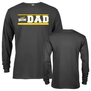 University of Toledo Rockets Dad Father Parent Toledo Rockets Long Sleeve Tee