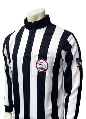 USA729MI - Smitty "Made in USA" - Michigan Light Weight Water Resistant Football Long Sleeve Shirt