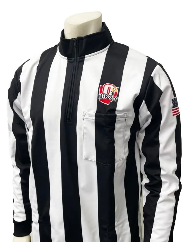 USA729OH - Smitty "Made in USA" - Ohio Light Weight Water Resistant Football Long Sleeve Shirt