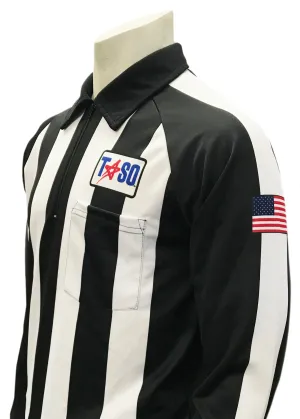 USA730TASO-PL - Smitty "Made in USA" - "TASO" Foul Weather Long Sleeve Football Shirt w/Position Letter