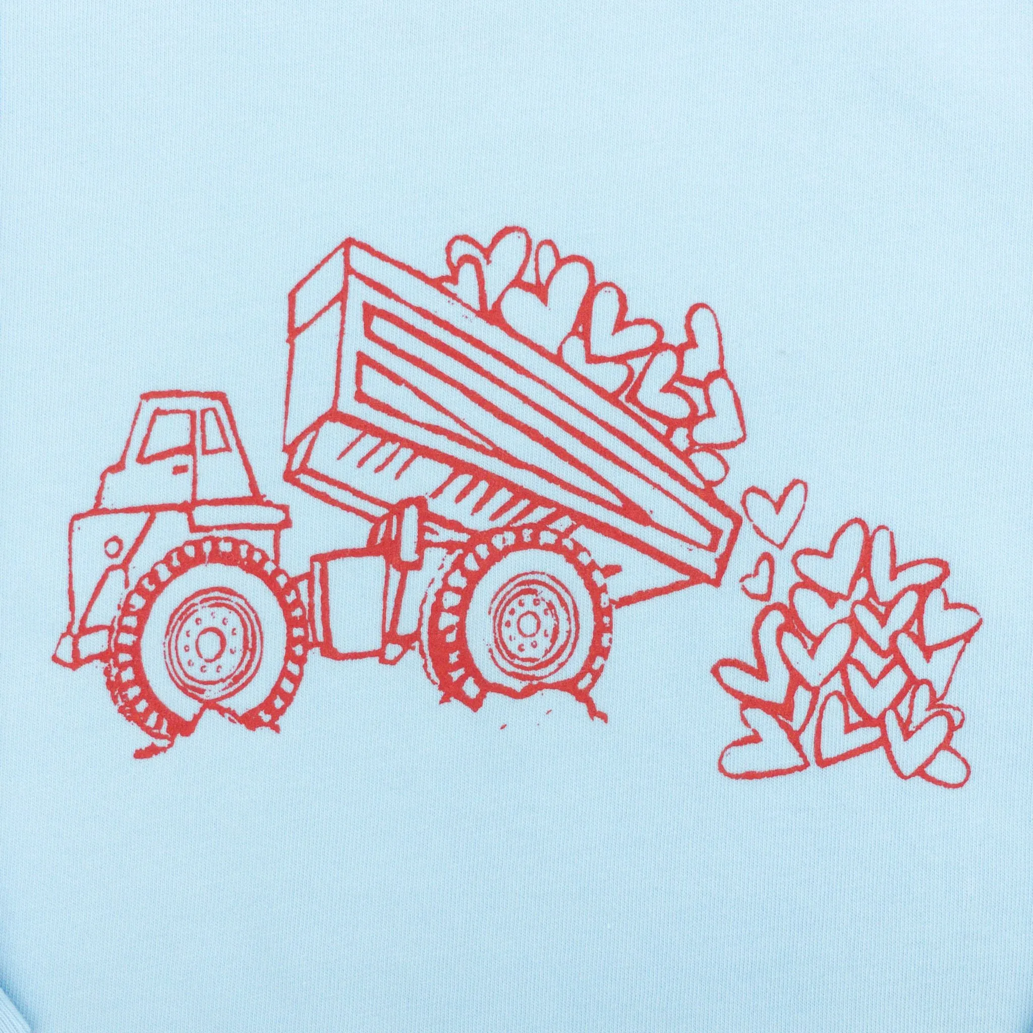 Valentine Dump Truck Long-sleeve T-shirt