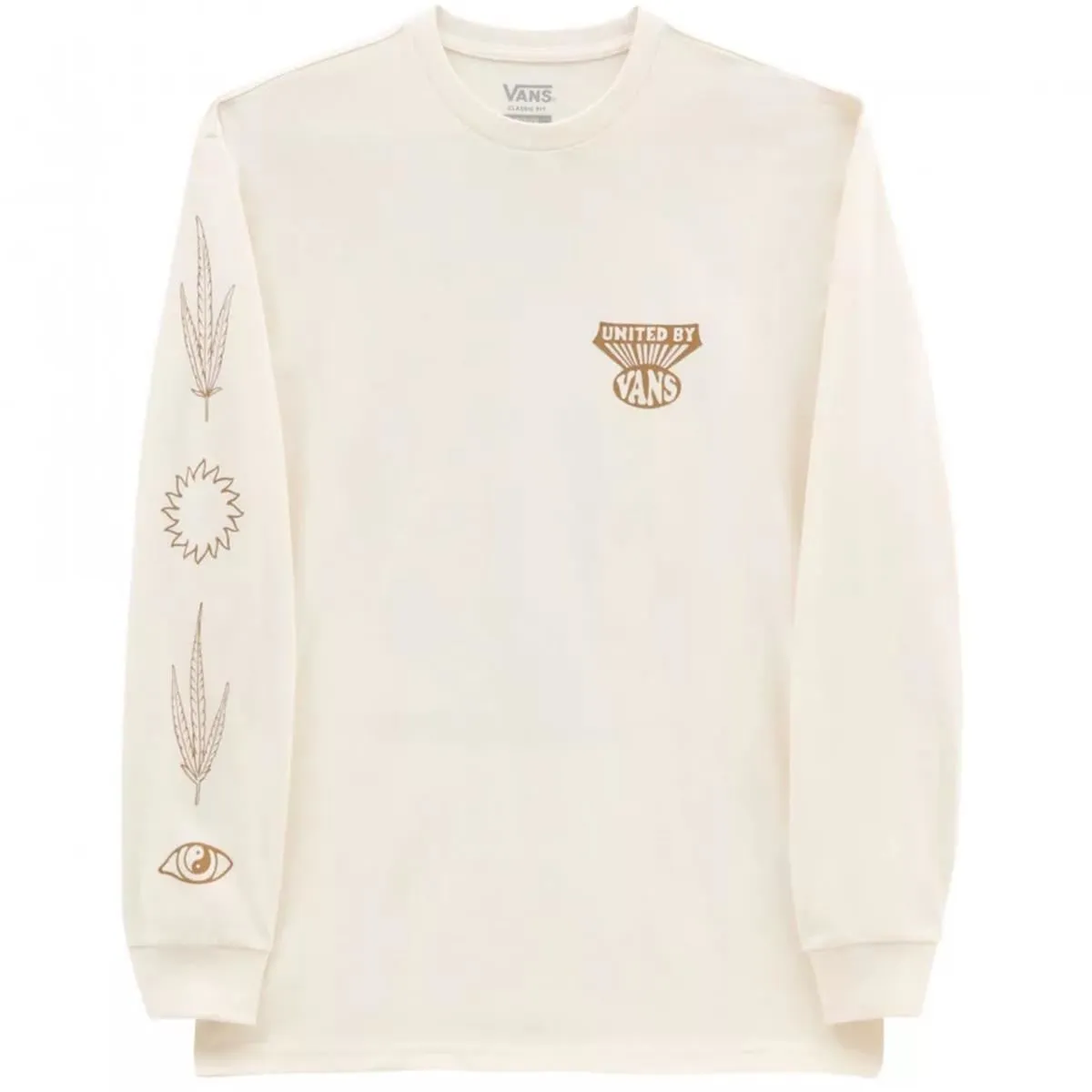 Vans Making Peace Vintage Long Sleeve T-Shirt - Antique White