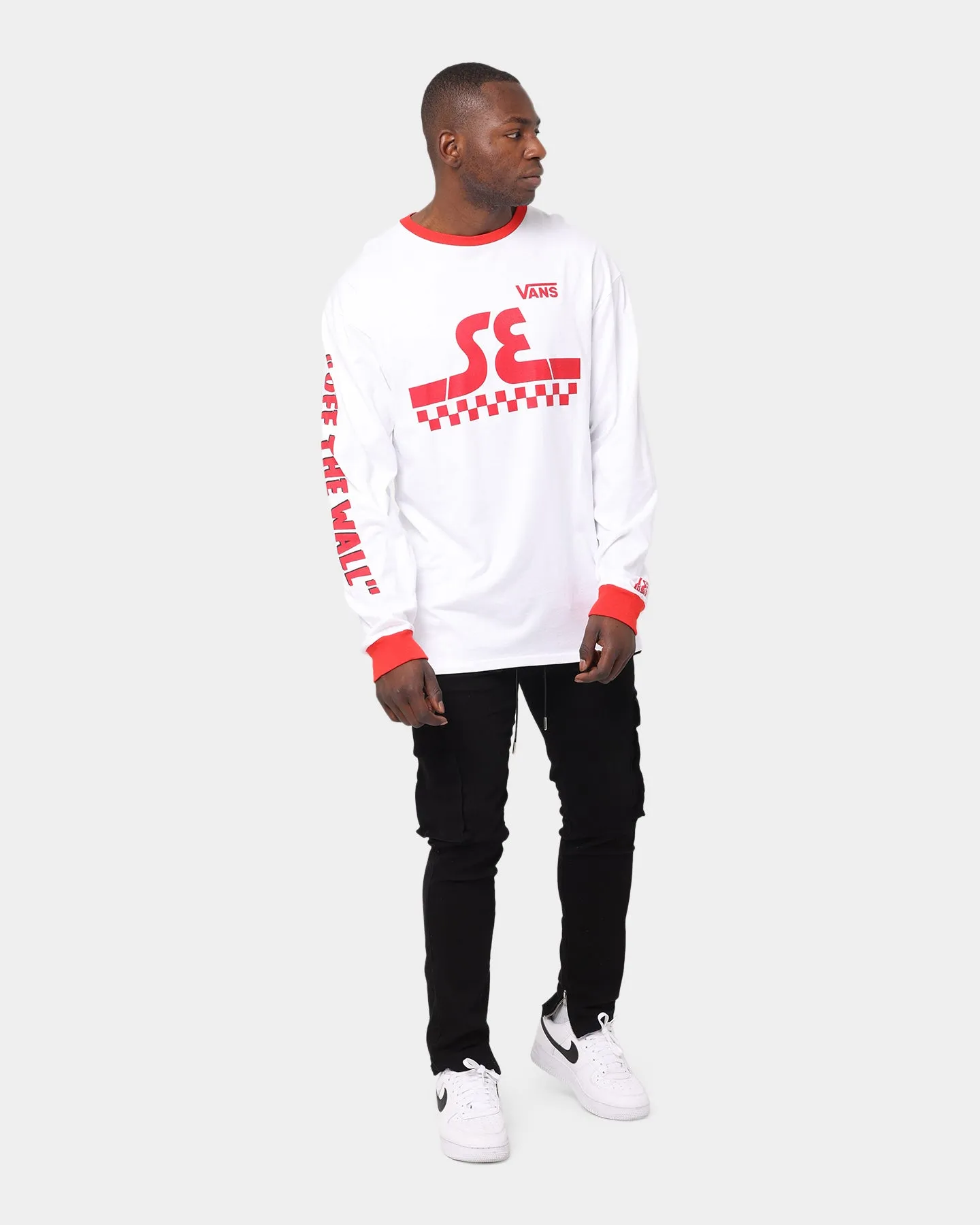 Vans X SE Bikes Long Sleeve T-Shirt White/Red