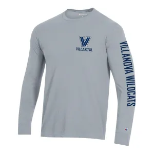 Villanova Wildcats Long Sleeve 3 Hit Print T-Shirt