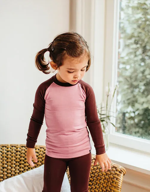 Violet Modal Raglan Long Sleeve Pajama