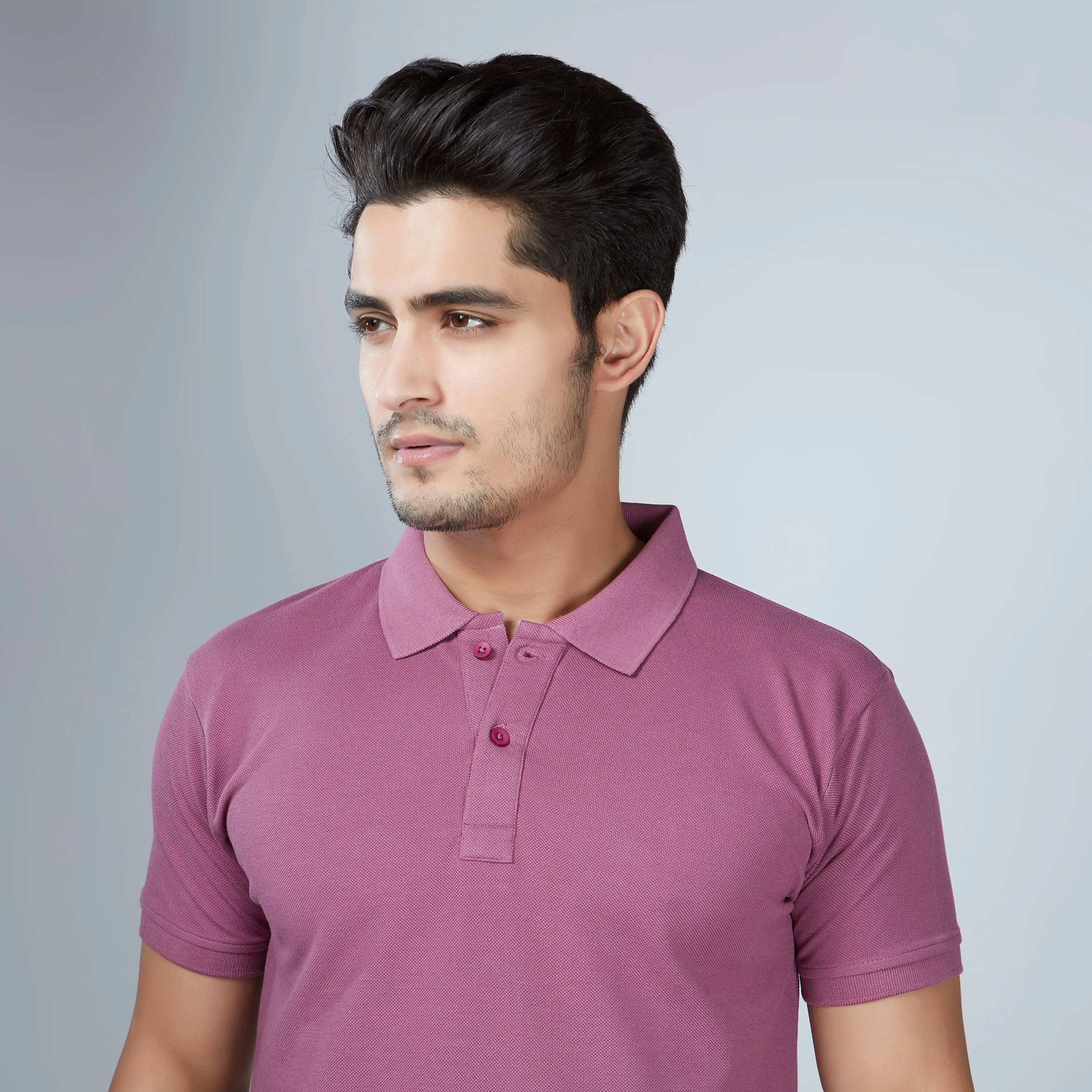 Wild Mulberry Half Sleeve Polo T-Shirt