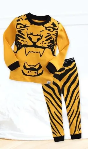 Wild Tiger Long Sleeve Pajama