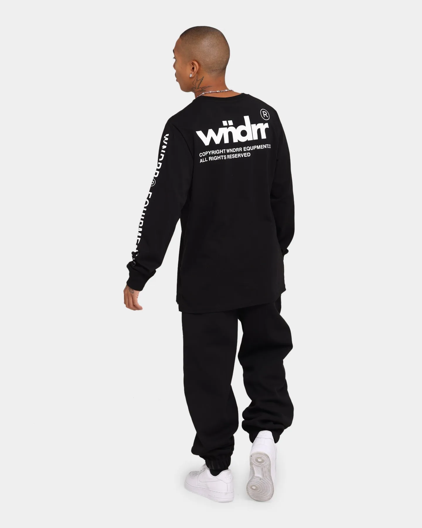 WNDRR In Line Long Sleeve T-Shirt Black