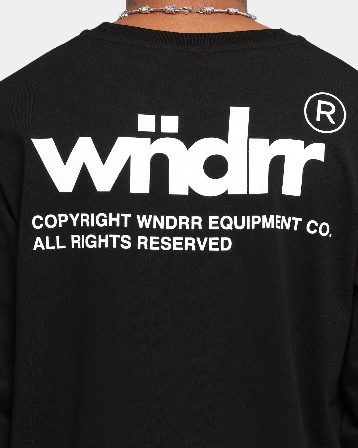 WNDRR In Line Long Sleeve T-Shirt Black