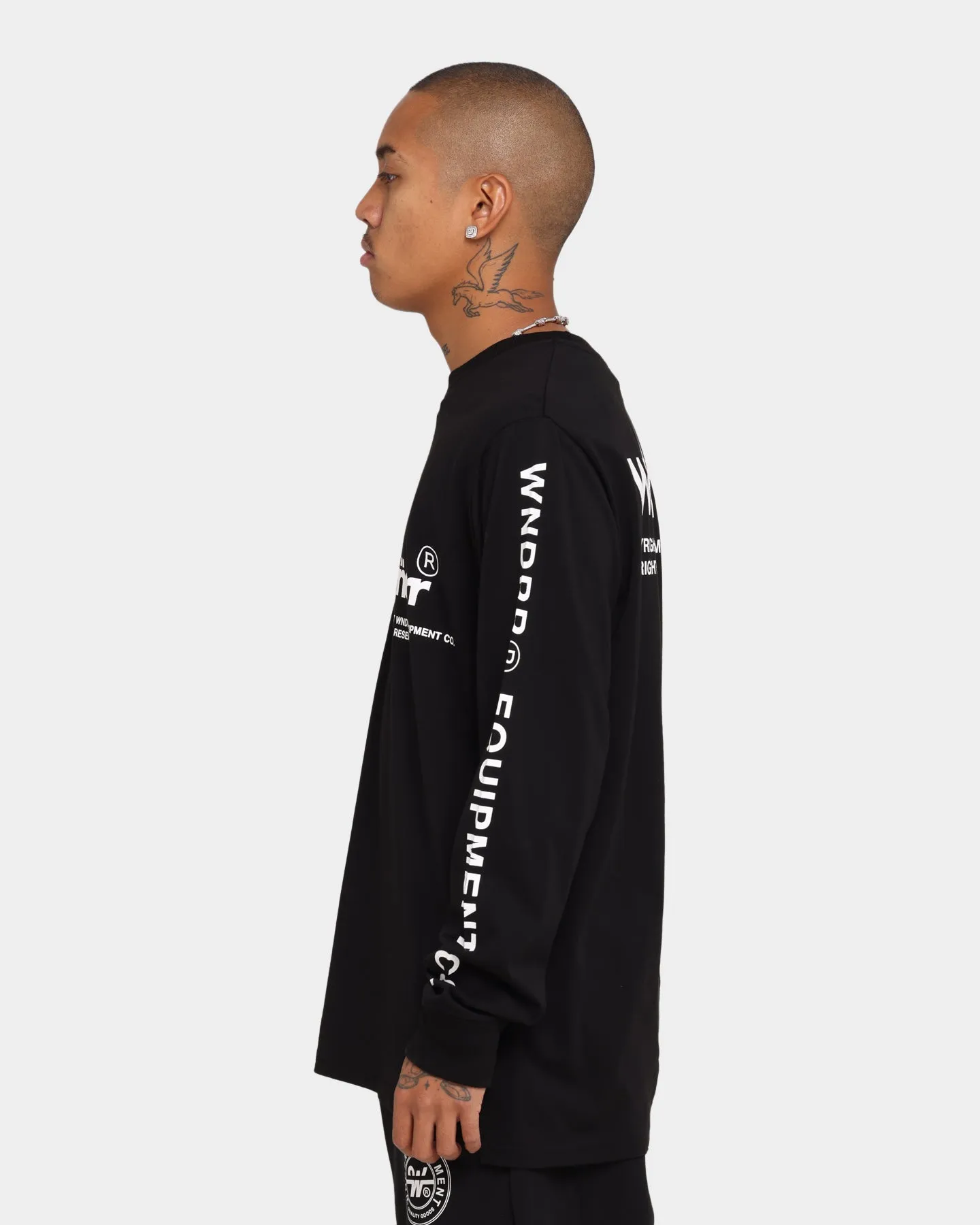 WNDRR In Line Long Sleeve T-Shirt Black