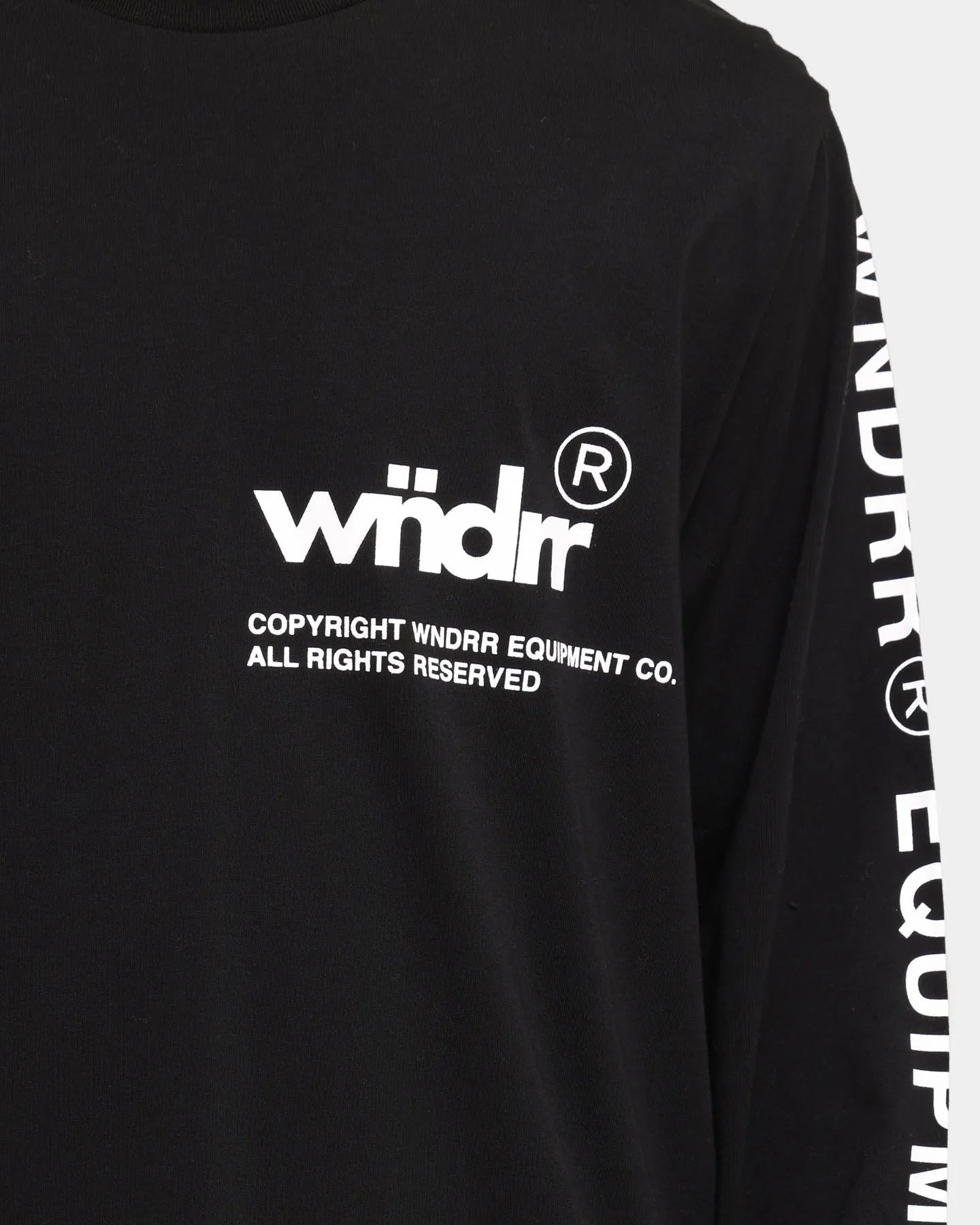 WNDRR In Line Long Sleeve T-Shirt Black