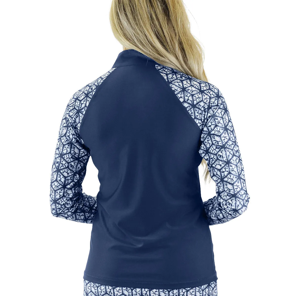 Women's Long Sleeve Quarter Zip Sun & Swim Shirt