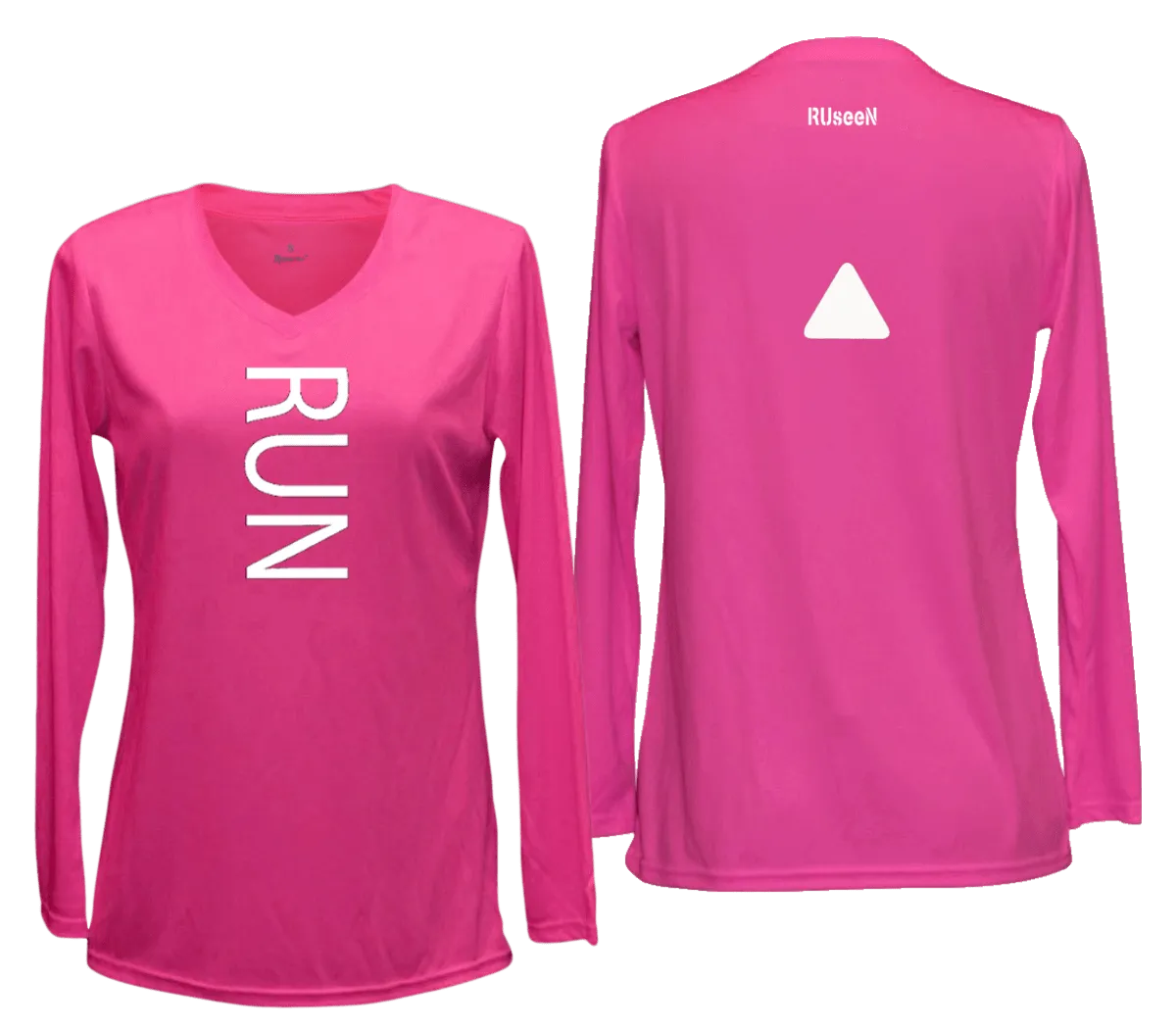 Women's Reflective Long Sleeve Shirt - RUN