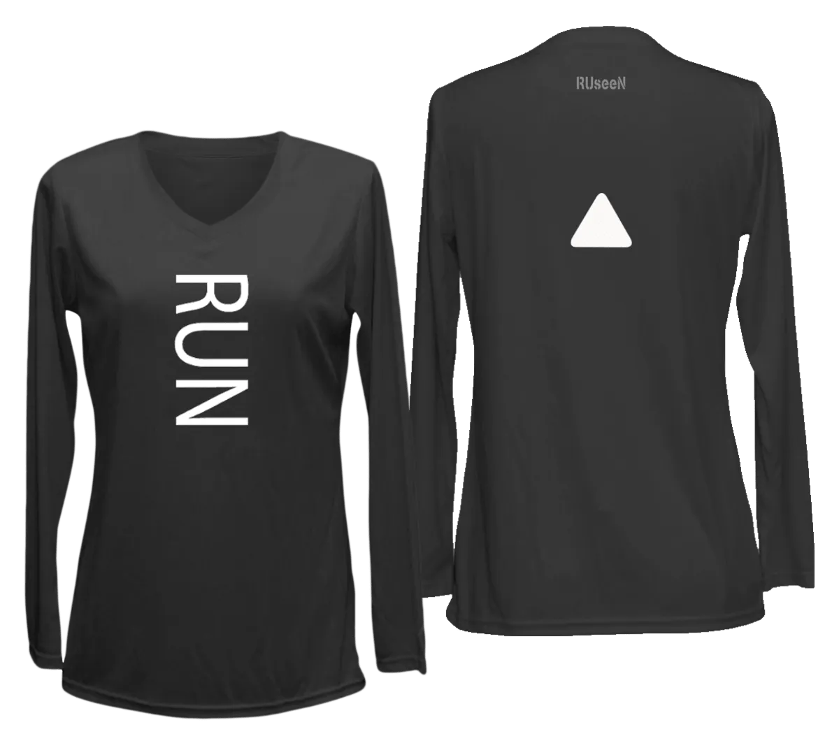 Women's Reflective Long Sleeve Shirt - RUN