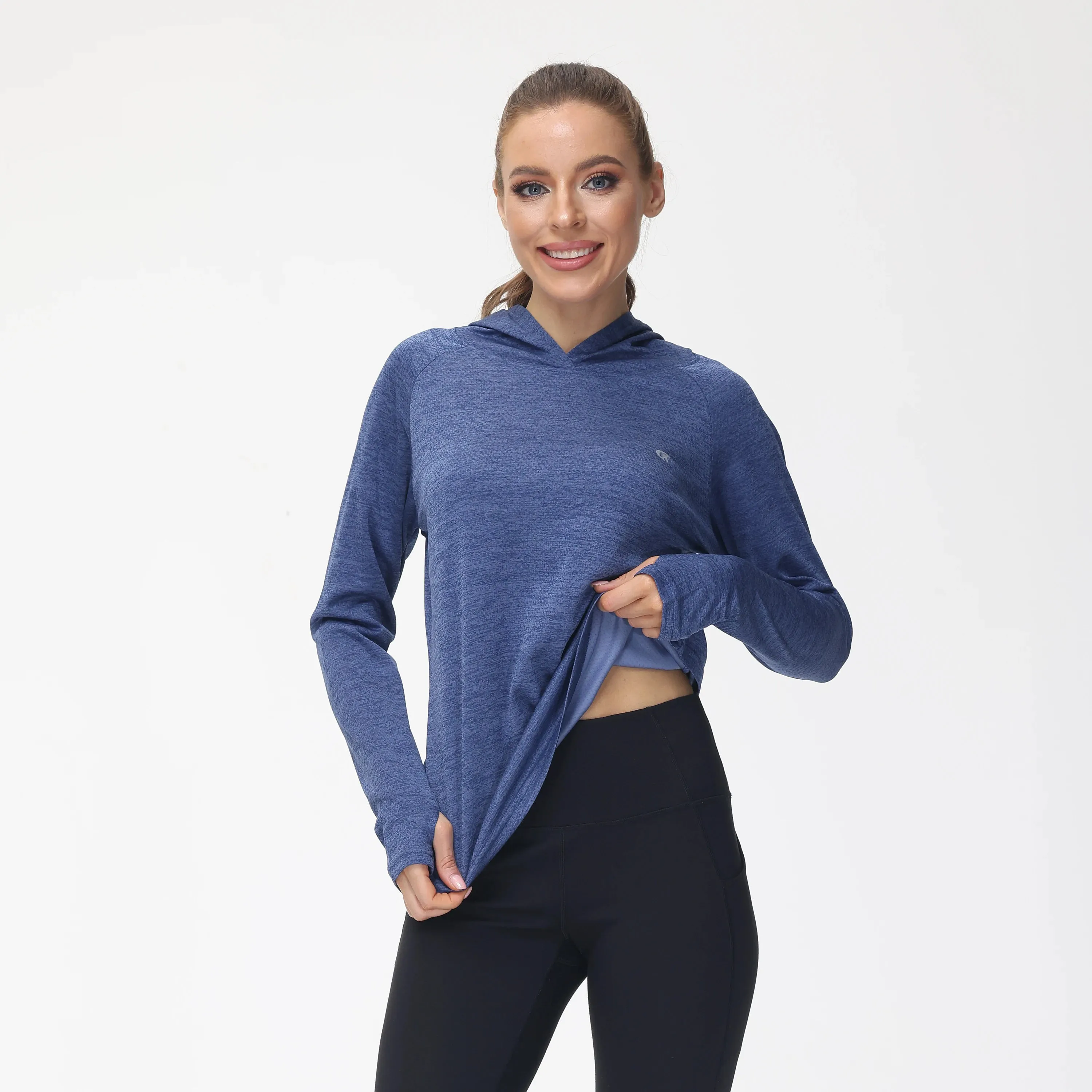 Women's UPF50  Long Sleeve Quick Dry Hooded T-Shirt