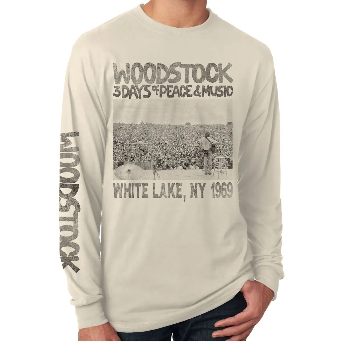 Woodstock Poster Long Sleeve Shirt