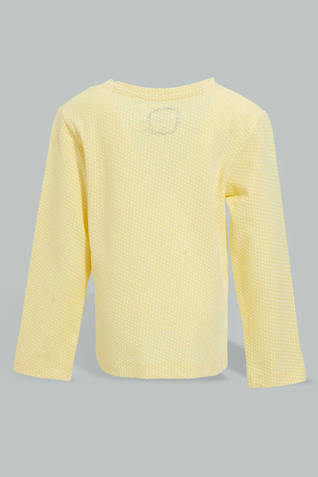 Yellow Sweet And Sleepy Pyjama Set For Baby Girls (2 Piece)