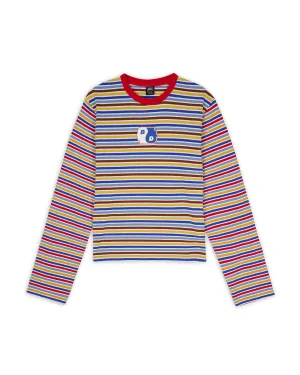 Yin Yang Striped Long Sleeve - Cherry Multi