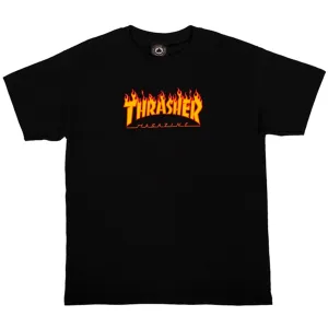 Youth Flame Logo Tee (Black)